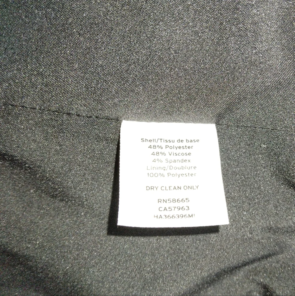 Halogen Clean Open Front Pinstripe Blazer Size M